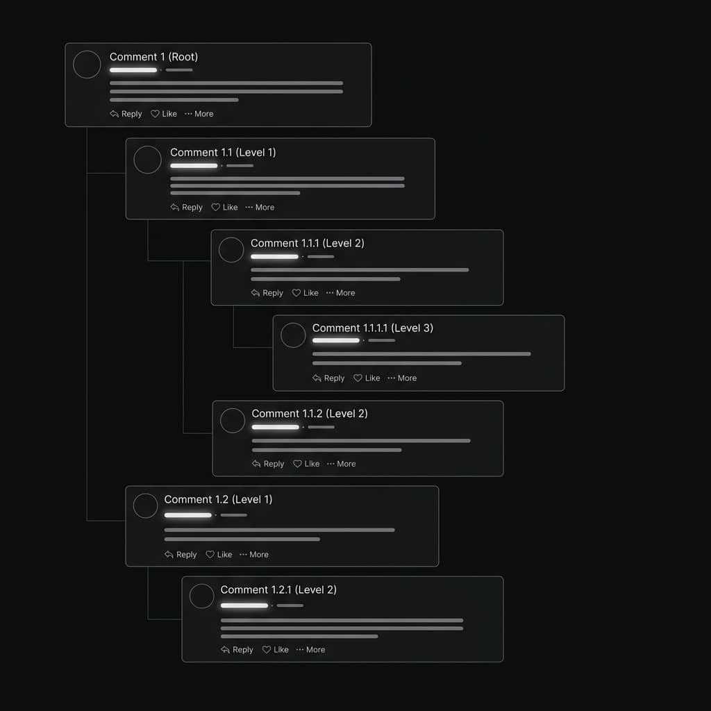 Using recursion to create a nested comments system (ft. ReactJS)